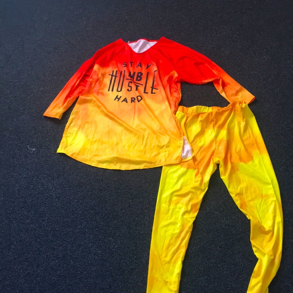 2 piece tie-dye outfit